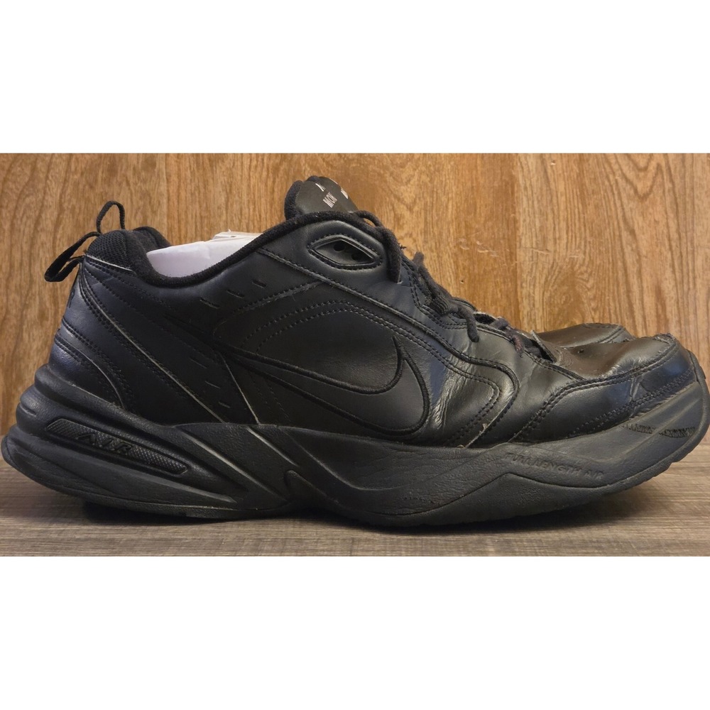 Nike Air‎ Monarch IV Leather Training Shoes Mens Size 13 Black